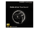 Auriculares True Wireless - Huawei FreeBuds Pro 4, 33h Autonomía, Cancelación de Ruido, Doble Conexión, Negro