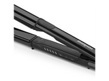 Plancha de pelo - BaByliss Straight and Curl ST486E, Titanio, 230°C, Tecnología iónica, 5 Temperaturas, Negro