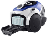 Aspirador sin bolsa - LG VK8506NHAC, 650W con sistema de compresión en polvo, 1.2 L, Azul