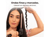 Rizador - Cecotec SurfCare MultiWaves, 5 cabezales, 140 a 200 ºC, Estuche, Guante térmico, Pinzas, Negro