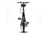 Bicicleta urbana - smartGyro Nimbus, Eléctrica, Plegable, Potencia Nominal 250W, Velocidad 25 km/h, 60 km, IPX4, Gris