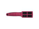 Afilador - Jata HACC4541, Mango Antideslizante, Apto para Cuchillos de Todos los Tamaños, Negro/Rojo