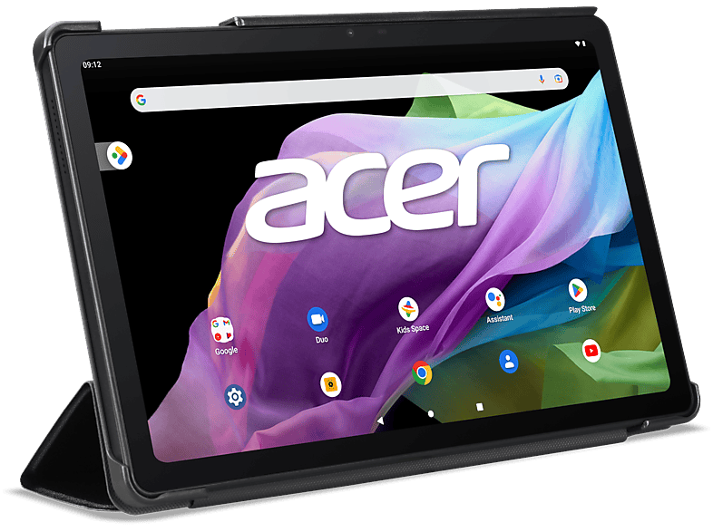 Tablet - Acer Iconia Tab P10-11-K4DK, 10.4 IPS WUXGA, 6GB RAM, 128GB eMMC, MTK MT8183, Android, Funda incluida, Gris