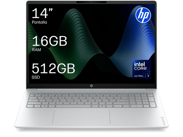 Portátil - HP OmniBook 3 Next Gen AI 14-hs0001nsx Copilot+PC, 14" 2K, Intel® Core™ Ultra 7 355, 49 TOPS, 16 GB RAM, 512 GB SSD, W11H, Sin cargador