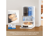 Robot aspirador - Dreame L10s Plus Ultra Heat, 7000 Pa, 220 min Autonomía, Eleva las Mopas 10.5 mm, Blanco
