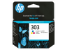 Cartucho de tinta - HP 303 tricolor, T6N01AE, 165 páginas, Compatibilidad con impresoras HP de la serie ENVY