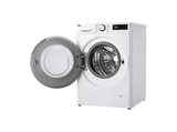 Lavadora secadora - LG F4DR6009A1W, Serie 600, 9 kg / 6 kg, 1400 rpm, 12 programas, AI Direct Drive™,  TurboWash™360˚, Blanco