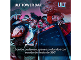 Altavoz de gran potencia - Sony ULT TOWER 9AC, Bluetooth para fiestas, ULT POWER SOUND, X-Balanced, Luces/Sonido 360, Entradas de karaoke, Negro