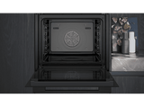 Horno a vapor - Siemens HS736G3B1, Multifunción, Limpieza Hidrolítica, 71 l, Cocción 100 % vapor Plus, App Home Connect, 60 cm, Negro