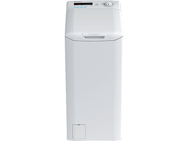 Lavadora carga superior - Candy Smart CSTG282D2/1-S, 8 kg, 1200 rpm, 16 programas, Smart Touch, Mix Power System+, Blanco