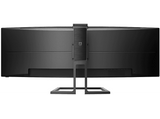 Monitor - Philips 499P9H, 48.8 Ultra Wide 5K, SuperWide 32:9, 5 ms, HDR400, LowBlue, USB-C, HDMI, Negro