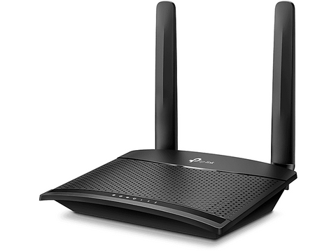 Router WiFi - TP-Link TL-MR100, 3G/4G, LTE, 300 Mbit/s, MicroSIM, Ethernet LAN/WAN, Negro