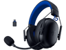 Auriculares gaming - Razer BlackShark V3 X HyperSpeed, 70 h de autonomía con conexion 2.4GHz en PC, Para PlayStation, Negro y azul