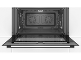 Horno - Bosch Serie 6 VBD5780S0, Multifunción, 112L, 90cm, 10 funciones, LCD, Clase A+, Pirolítico, Negro
