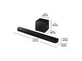 Barra de sonido - Samsung HW-Q800F/ZF, Bluetooth, 400 W, Subwoofer y Dolby Atmos inalámbrico, 5.1.2 canales, WiFi, Negro