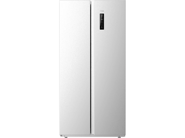 Frigorífico americano - Cecotec Bolero CoolMarket SBS 430 Inox E, Total No Frost, 177 cm, 430 L, Multi Air Flow, Motor Inverter Plus, Inox