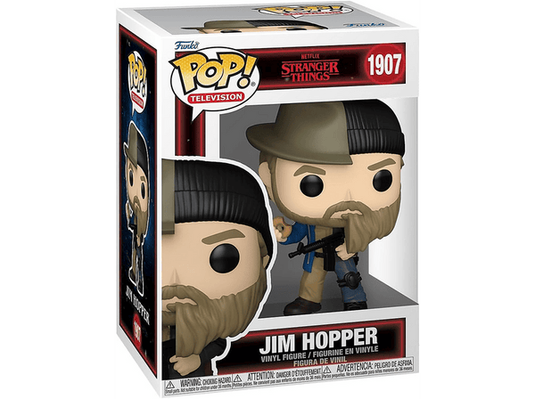 Figura Funko Pop! - Stranger Things T7: Jim Hopper Split, 10 cm, Vinilo