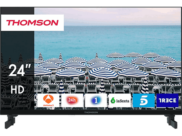 TV LED 24" - Thomson 24HD2S13, HD, HDMI, Triple sintonizador y CI+, Negro