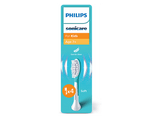 Recambio para cepillo dental - Philips Sonicare For Kids HX6044/90, x4 Cabezales de recambio, Diseñado para niños +7 años, Blanco
