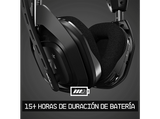 Auriculares gaming - Astro A50, De diadema, Inalámbricos, Multiplataforma, PS/PC/Mac, Hasta 15 horas, Micrófono, Negro