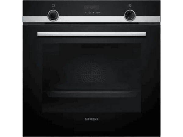 Horno - Siemens HB574AER3, IQ300, Multifunción, Pirolítico, 71 l, 60 cm, HumidClean, perfectCooking 3D, Inox