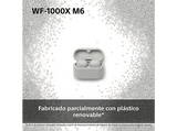 Auriculares True Wireless - Sony WF1000XM6, Cancelación de ruido (ANC), Hi-Res, Bluetooth, Llamadas nítidas, 24 horas, IPX4, iOS/Android, Plata