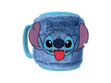 Taza - Sherwood Stitch Peluche, 440 ml, Cerámica, Tejido de Felpa con Cierre de Velcro