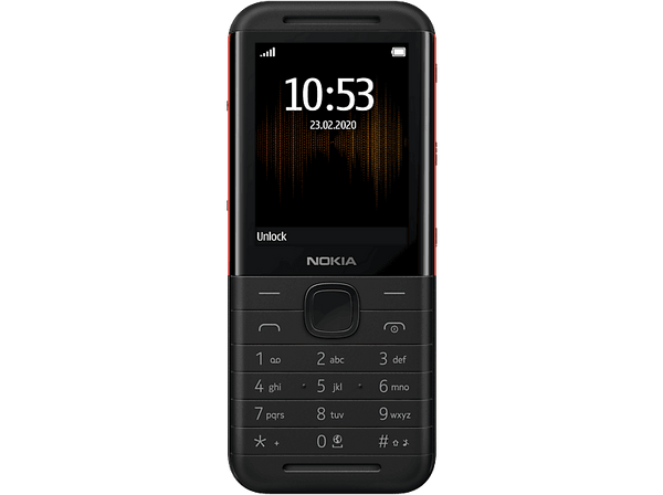 Móvil - Nokia 5310, Negro, 16MB Capacidad Memoria, 8MB RAM, 1450mAh, S30+, IPS, 2.8” QVGA, Bluetooth, Radio, MP3
