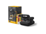 Cámara instantánea - Polaroid Flip + 8 Film Bundle, Sistema hiperfocal 4 lentes, Flash, Negro