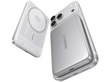 Powerbank - Baseus Picogo Air AM71, 5000 mAh, 22,5W, Carga inalámbrica 15W, USB-C, Ultrafina, Certificado CCC, Plata Frost