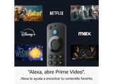 Reproductor multimedia - Amazon Fire TV Stick HD 2024, Mando por voz Alexa, Controles de Hogar digital y reproducción en streaming HD, Negro