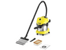 Aspirador sin bolsa - Kärcher WD 4,  1000 W, 20 l, Aspirador en seco y húmedo, Amarillo