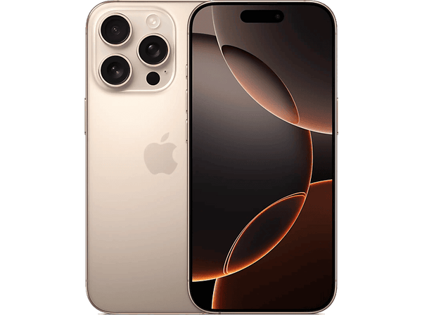 Apple iPhone 16 Pro, Titanio Desierto, 256 GB, 5G, 6.3 " OLED Super Retina XDR, Chip A18 Pro, iOS