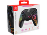 Mando - PDP Afterglow Wave Wired, Con cable, Iluminación RGB, Para Nintendo Switch, Negro