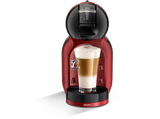 Cafetera de cápsulas - Krups Nescafé Dolce Gusto Mini Me KP123HAS, 1500 W, 15 Bar, 0.8 L, Calentamiento en 30 s, Selector cantidad bebida, Rojo