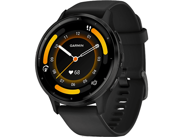 Reloj deportivo - Garmin Venu 3, 22 mm, 1.4", Autonomía 14 días, +30 deportes, Negro