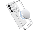 Funda móvil - ISY ISC-1125 MagISY, Para Samsung Galaxy S25, Anillo magnético, Transparente