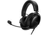 Auriculares gaming - HyperX Cloud III, Con cable, Audio espacial DTS®, Compatible PS5, XBOX Series X|S, Switch, Mac y móviles, Negro
