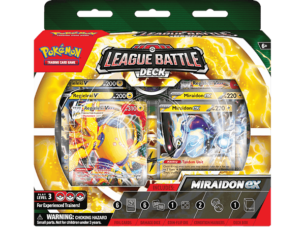 Juego - MagicBox Pokémon: League Battle Deck Miraidon ex,