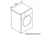 Lavadora carga frontal - Bosch WGG256ZXES, 10 kg, 1400 RPM, SpeedPerfect, Ahorro Active Water Plus, Inox