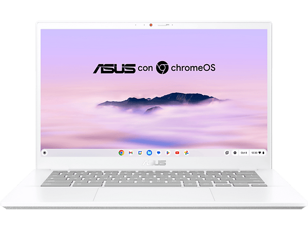 REACONDICIONADO Seminuevo Muy bueno Portátil - ASUS Chromebook CX3402CBA-MW0345, 14" Full HD, Intel® Core™ i3-1215U, 8GB RAM, 256 GB Flash, UHD Graphics, Google Chrome OS