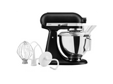 Robot amasador - KitchenAid 5KSM95PSEBM, 250 W, 4.3 l, 58-220 RPM, Cabezal Inclinable, Negro Mate