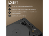 Tocadiscos - Sony PS-LX5BT, Inalámbrico Bluetooth, Premium, Reproducción Automática, Audio Hi-Res, Tracción por Correa, Preamplificador Fono Integrado