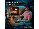 Teclado gaming - Logitech G G915 X Lightspeed, Inalámbrico, RGB, Conectividad tri-mode, Keycontrol, Interruptores mecánicos GL, Personalizable, Negro