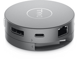 Hub - Dell DA310, 2x USB-A, 1x USB-C, 1x HDMI, 1x DisplayPort, 1x VGA, 1x RJ-45, Plateado