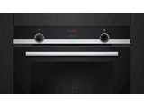Horno - Siemens HB534AER3, IQ300, Multifunción, Limpieza EcoClean Hidrolítica, 71 l, Humid Clean, Perfect Cooking 3D, 60 cm, Inox
