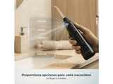 Irrigador - Cecotec ToothCare 6000 Jet Liberty, 180 ml, 5 modos, 30-80 PSI, IPX7, Autonomía hasta 30 días, Negro