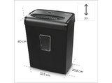 Destructora de papel - Hama 00050548, 20l, 68 dB, 400W, Negro