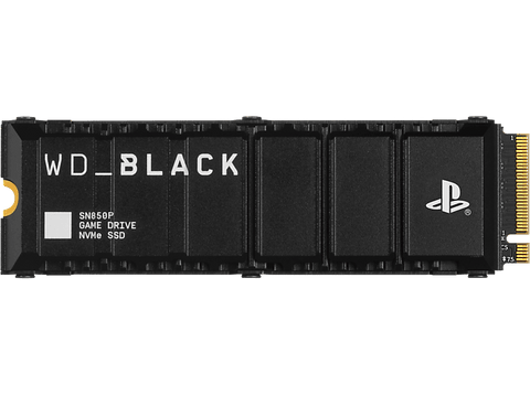 Disco duro SSD interno 1TB - WD_Black SN850P NVMe SSD, Almacenamiento para consolas PS5™, Hasta 7300MB/s, Negro