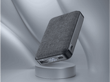 Powerbank - CellularLine GLAM, 10000 mAh, 20W, USB A + Tipo C, Negro